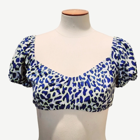 Maaji Kauai Reversible Bikini Top Blue - Picture 2 of 8